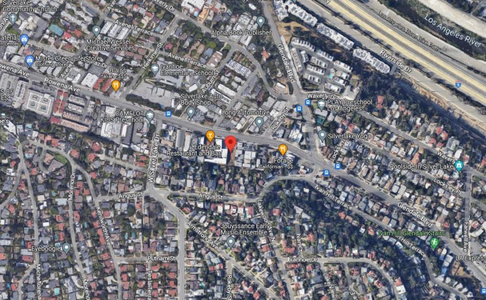 Six small lot houses take shape at 2820 W Rowena Avenue in Silver Lake